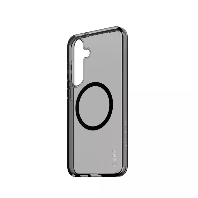 PanzerGlass CARE™ by ® Urban Combat Case Smokey w. Juoda Qi Suderinama Samsung Galaxy S25+