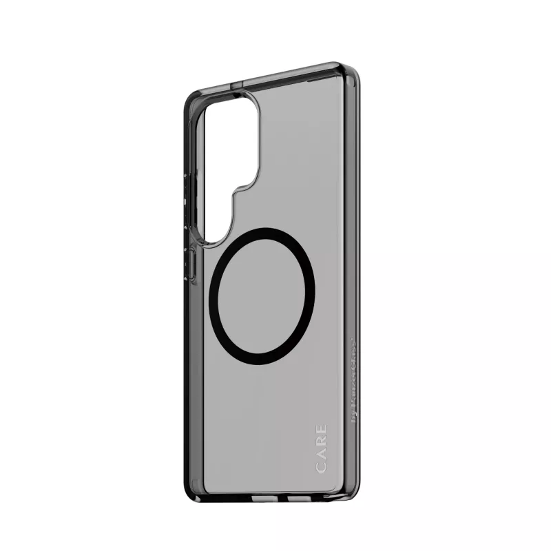 PanzerGlass CARE™ by ® Urban Combat Case Smokey w. Juoda Qi Suderinama Samsung Galaxy S25 Ultra
