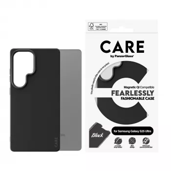 PanzerGlass CARE™ by ® Dėklas Juodas su Qi suderinamumu, skirtas Samsung Galaxy S25 Ultra