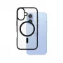 PanzerGlass ® HardCase skaidrus su juodu MagSafe rėmeliu, skirtas iPhone 16