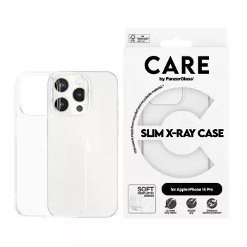 PanzerGlass CARE™ by ® X-Ray dėklas iPhone 15 Pro, Cover, Apple, Apple - iPhone 15 Pro, Transparent