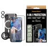 PanzerGlass® 4-in-1 apsaugos rinkinys iPhone 16 Plus, Apple, Apple - iPhone 16 Plus, Sausas užtepimas, Atsparus įbrėžimams, Atsparus smūgiams, Skaidrus, 1 vnt.