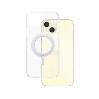 PanzerGlass CARE by ® Feature Case Transparent w. Silver Kickstand & MagSafe iPhone 15 Plus