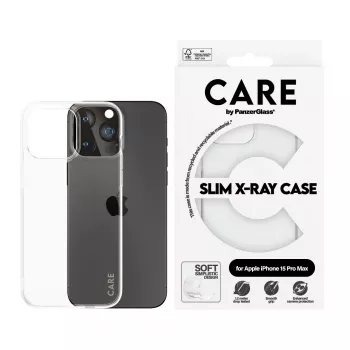 PanzerGlass CARE™ by ® X-Ray dėklas iPhone 15 Pro Max, Cover, Apple, Apple - iPhone 15 Pro Max, Transparent