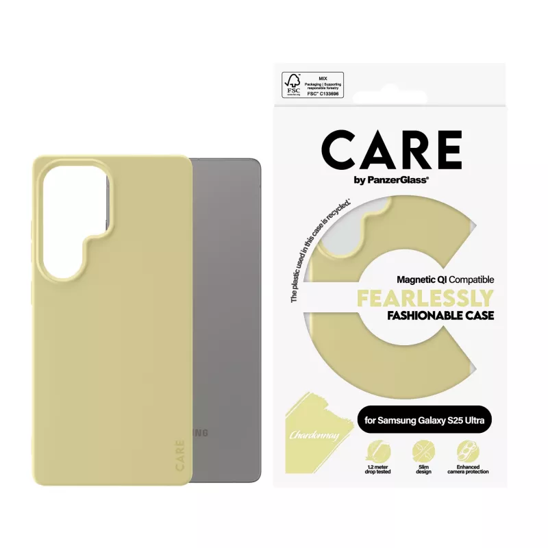 PanzerGlass CARE™ by ® Dėklas Chardonnay su Qi suderinamumu Samsung Galaxy S25 Ultra