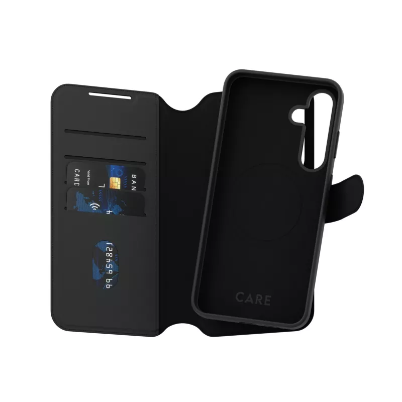 PanzerGlass CARE™ by ® Tango 2-in-1 piniginės dėklas su Qi suderinamumu Samsung Galaxy S25+