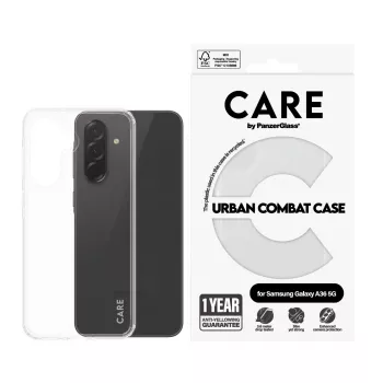 Cover PanzerGlass CARE by Flagship dėklas Transparent Urban Combat Samsung Galaxy new A35 5G