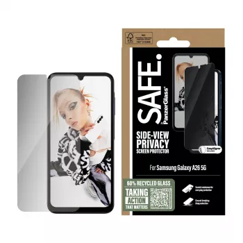 PanzerGlass SAFE. by ® Privatumo ekrano apsauga Samsung Galaxy A26 5G | Itin platus prigludimas su EasyAligner