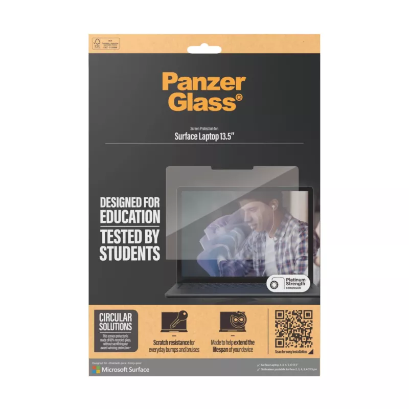 PanzerGlass® ekrano apsauga Microsoft Surface nešiojamam kompiuteriui 13.5 col. | 6 | 5 | 4 | 3 | 2