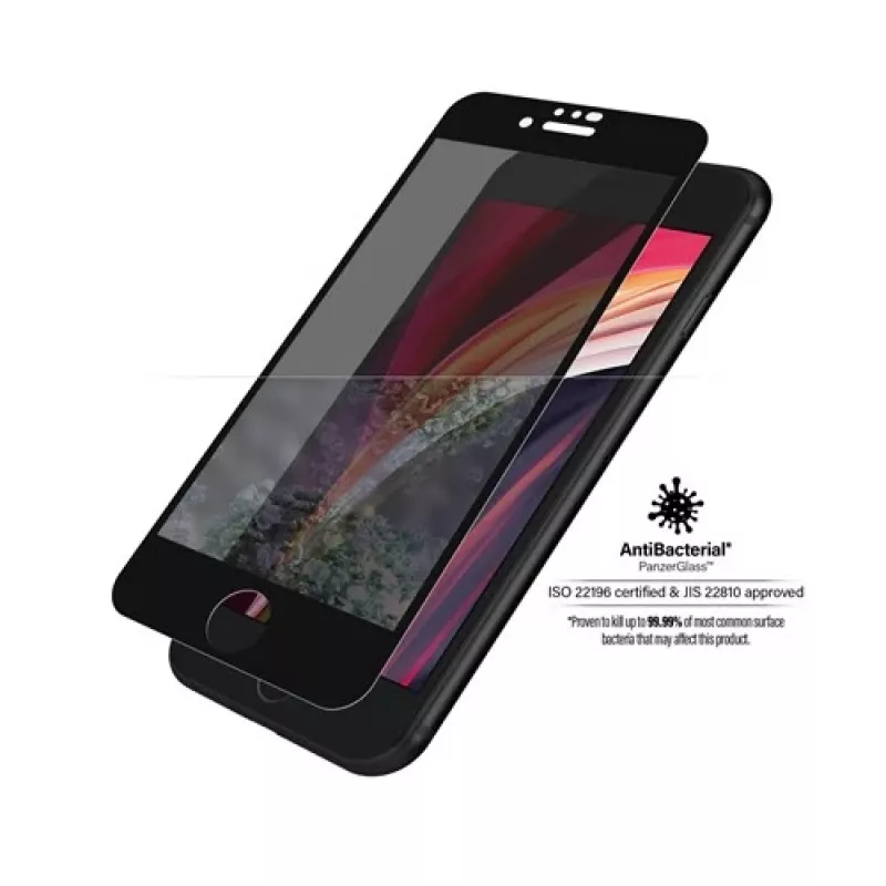 PanzerGlass ® Privatumo ekrano apsauga iPhone SE (2020/2022) | 8 | 7 | 6 | 6s | Nuo krašto iki krašto | DIDMENINĖ