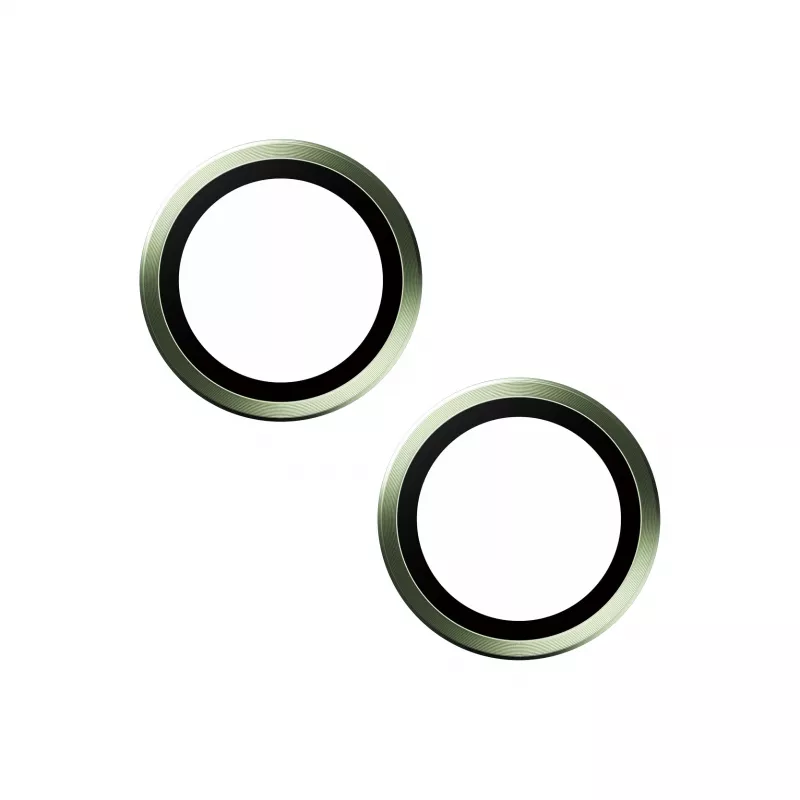PanzerGlass ® Hoops® Fotoaparato objektyvo apsauga žalia iPhone 15 | 15 Plus