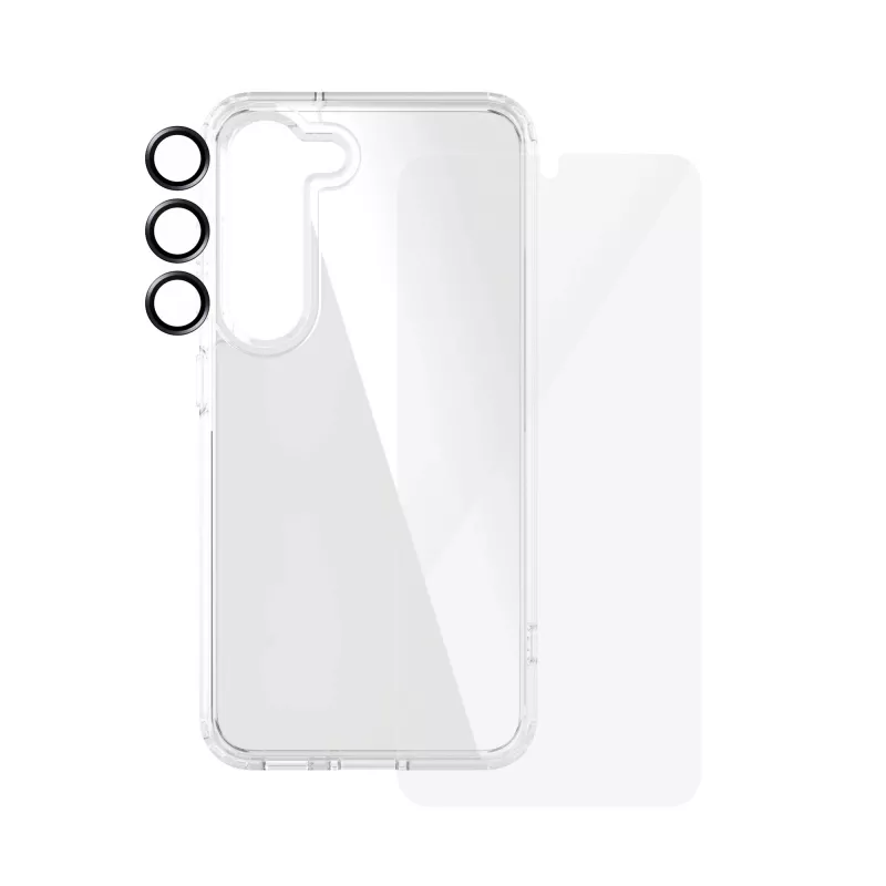 PanzerGlass® 3-in-1 rinkinys Samsung Galaxy S24 | Ultra-Wide Fit su EasyAligner