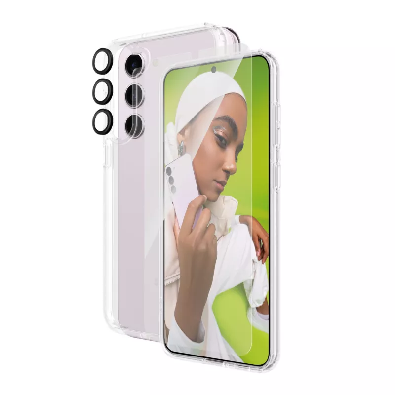 PanzerGlass ® 3-in-1 Bundle Samsung Galaxy S24+ | Ultra-Wide Fit w. EasyAligner