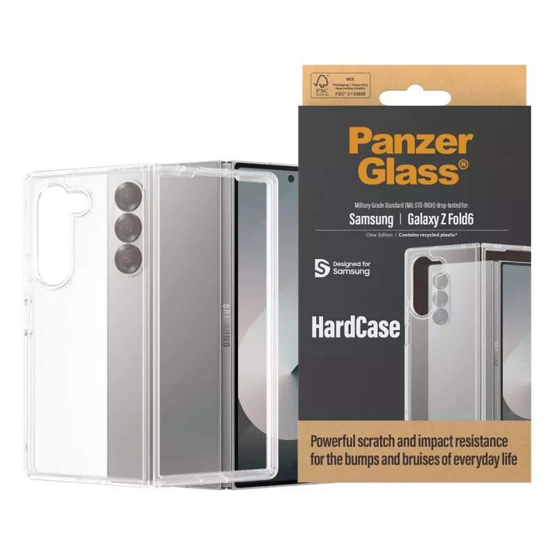 PanzerGlass ® HardCase Skaidrus Samsung Galaxy Z Fold6, Dangtelis, Samsung, Samsung - Galaxy Z Fold6, Skaidrus