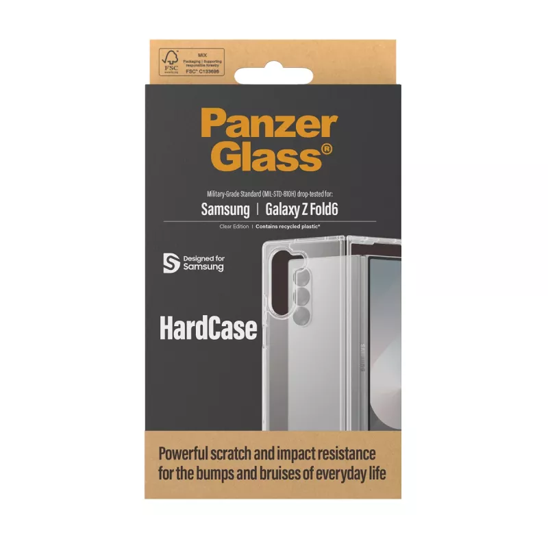PanzerGlass ® HardCase Skaidrus Samsung Galaxy Z Fold6, Dangtelis, Samsung, Samsung - Galaxy Z Fold6, Skaidrus