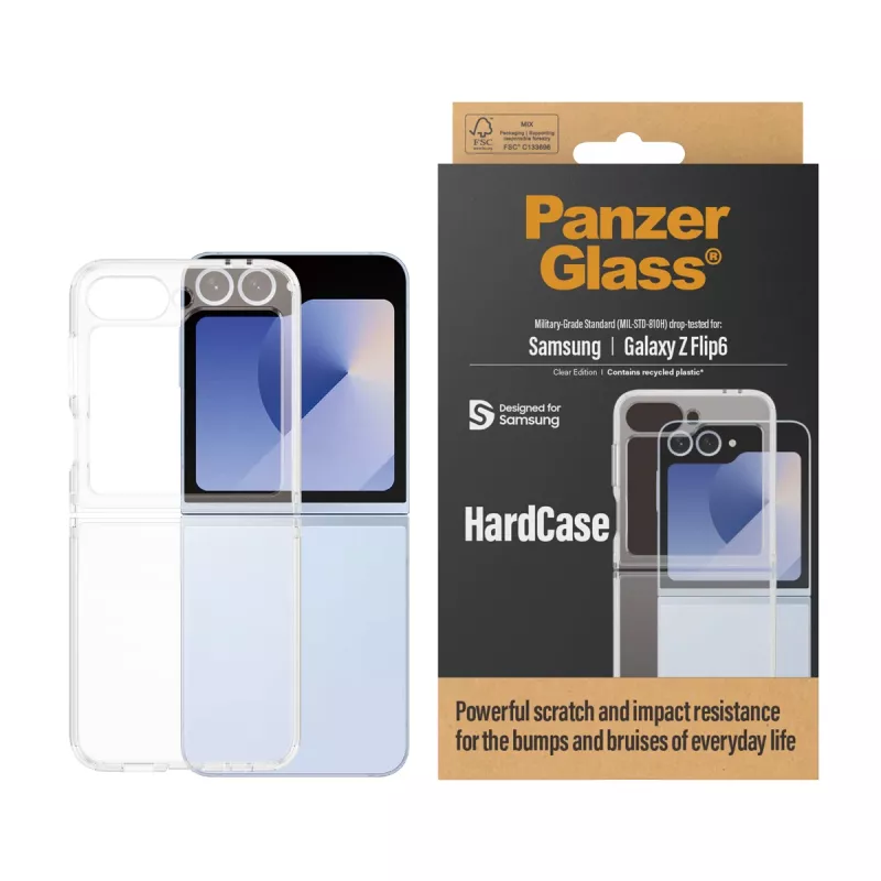 PanzerGlass ® HardCase Skaidrus Samsung Galaxy Z Flip6, Dangtelis, Samsung, Samsung - Galaxy Z Flip6, Skaidrus
