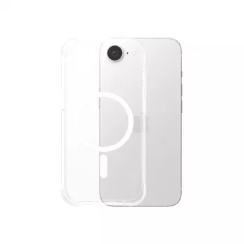 PanzerGlass CARE™ by ® Samba Dėklas Skaidrus su Baltu Qi Suderinamas iPhone 17e | 16e