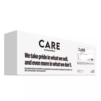 PanzerGlass CARE™ by ® Samba Dėklas Skaidrus su Baltu Qi Suderinamas iPhone 17e | 16e