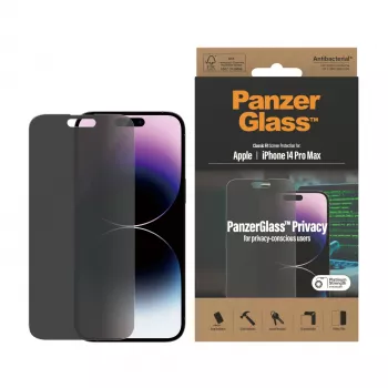 PanzerGlass ® Privatumo ekrano apsauga iPhone 14 Pro Max | Classic Fit