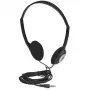Ausinės MANHATTAN Stereo 3.5mm juodos