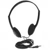 Ausinės MANHATTAN Stereo 3.5mm juodos