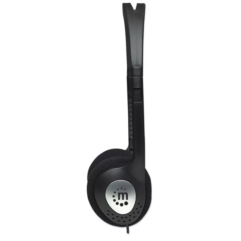 Ausinės MANHATTAN Stereo 3.5mm juodos