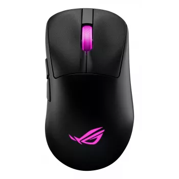 ASUS ROG Keris II Origin BLK pelė Žaidimų Dešiniarankiams RF belaidė + Bluetooth + USB Type-A Optinė 42000 DPI