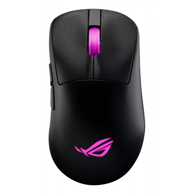 ASUS ROG Keris II Origin BLK pelė Žaidimų Dešiniarankiams RF belaidė + Bluetooth + USB Type-A Optinė 42000 DPI
