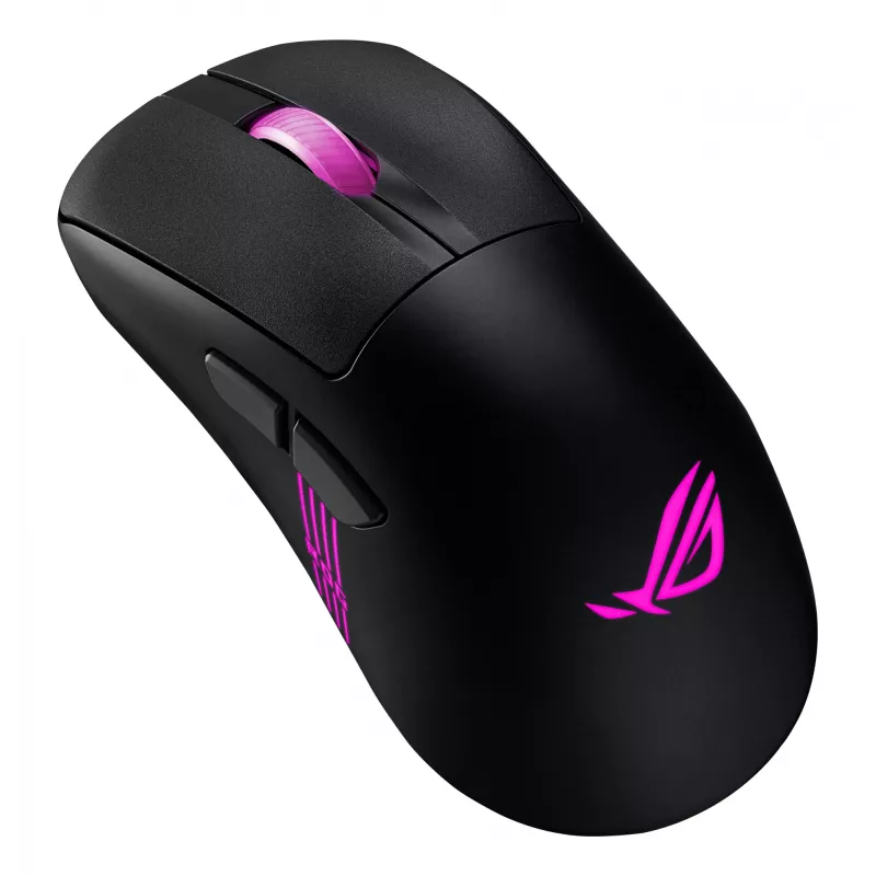 ASUS ROG Keris II Origin BLK pelė Žaidimų Dešiniarankiams RF belaidė + Bluetooth + USB Type-A Optinė 42000 DPI