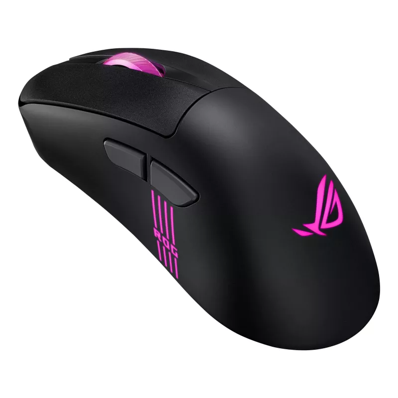 ASUS ROG Keris II Origin BLK pelė Žaidimų Dešiniarankiams RF belaidė + Bluetooth + USB Type-A Optinė 42000 DPI