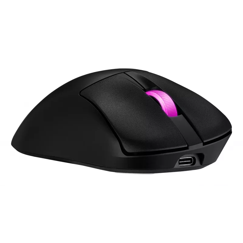 ASUS ROG Keris II Origin BLK pelė Žaidimų Dešiniarankiams RF belaidė + Bluetooth + USB Type-A Optinė 42000 DPI