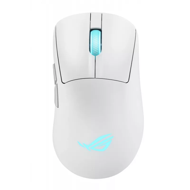 ASUS ROG Keris II Origin WHT pelė Žaidimų Dešiniarankiams RF belaidė + Bluetooth + USB Type-A Optinis 42000 DPI