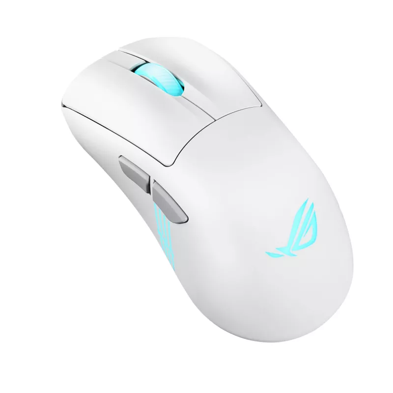 ASUS ROG Keris II Origin WHT pelė Žaidimų Dešiniarankiams RF belaidė + Bluetooth + USB Type-A Optinis 42000 DPI