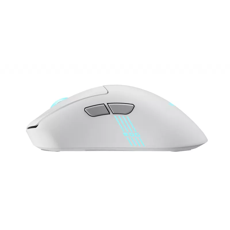 ASUS ROG Keris II Origin WHT pelė Žaidimų Dešiniarankiams RF belaidė + Bluetooth + USB Type-A Optinis 42000 DPI