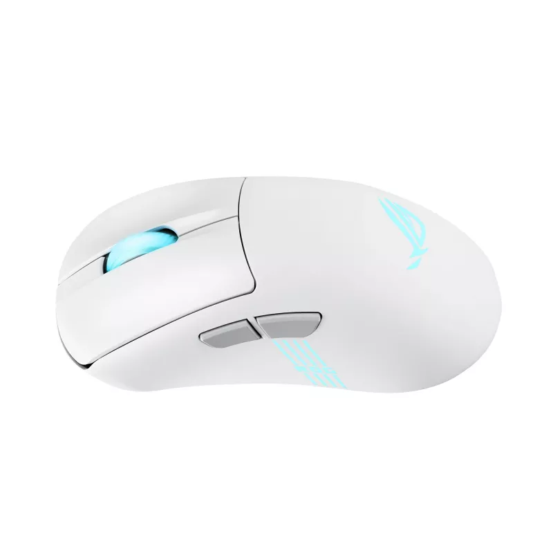 ASUS ROG Keris II Origin WHT pelė Žaidimų Dešiniarankiams RF belaidė + Bluetooth + USB Type-A Optinis 42000 DPI