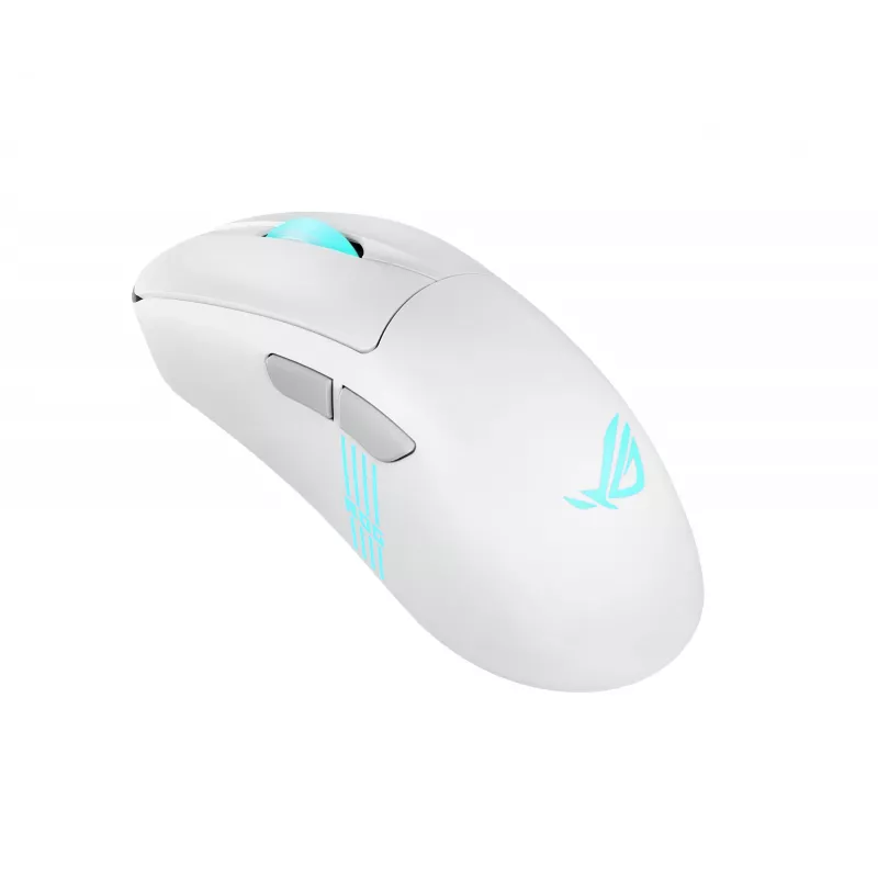 ASUS ROG Keris II Origin WHT pelė Žaidimų Dešiniarankiams RF belaidė + Bluetooth + USB Type-A Optinis 42000 DPI