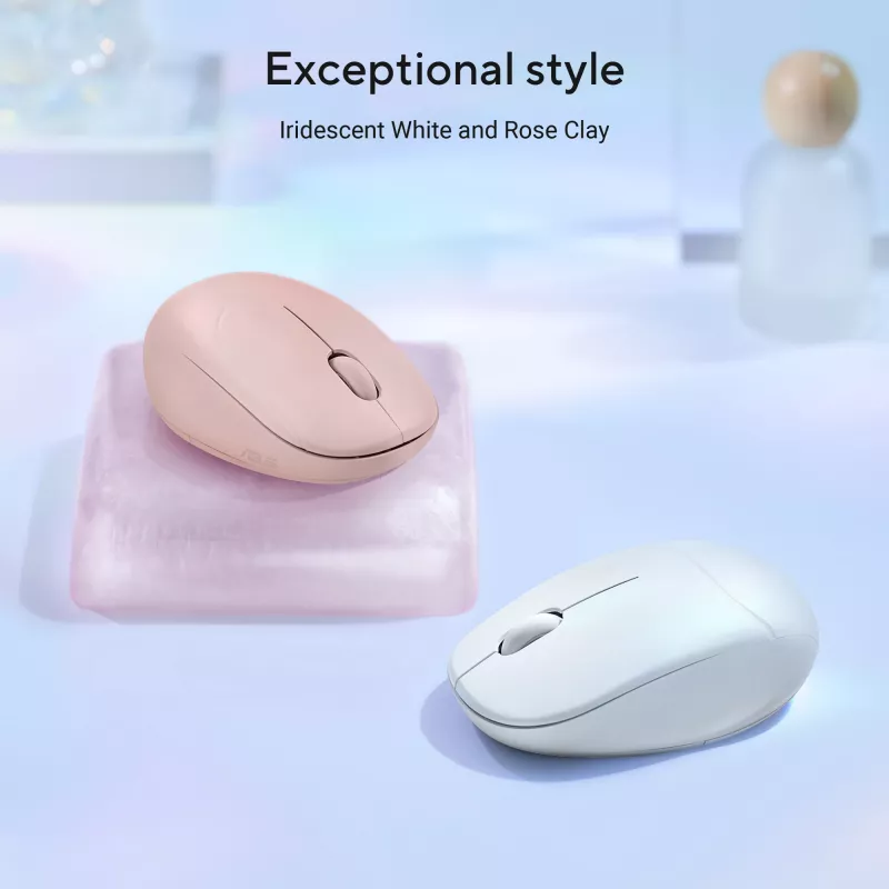 ASUS Fragrance MD101 pelė Namams Abiem rankoms tinkama RF belaidė + Bluetooth optinė 2400 DPI