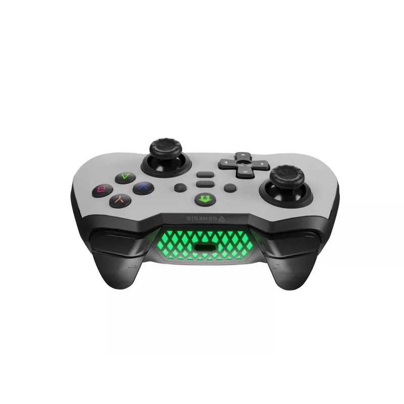 GENESIS Mangan 400 Baltas Bluetooth žaidimų pultelis Analoginis / Skaitmeninis Android, MAC, Nintendo Switch, PC, iOS