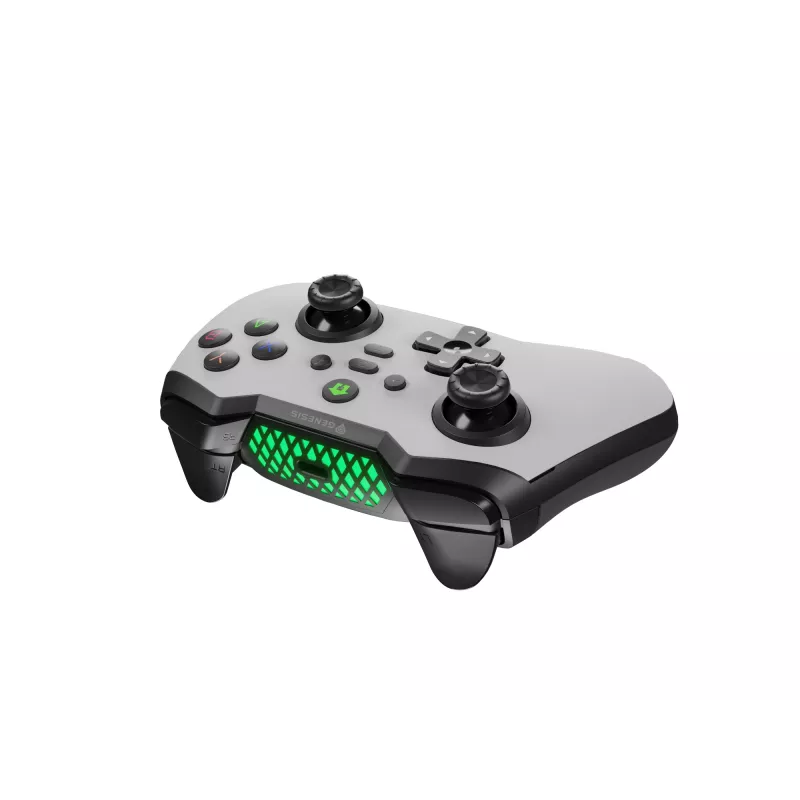 GENESIS Mangan 400 Baltas Bluetooth žaidimų pultelis Analoginis / Skaitmeninis Android, MAC, Nintendo Switch, PC, iOS