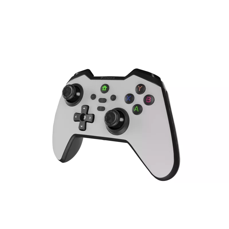 GENESIS Mangan 400 Baltas Bluetooth žaidimų pultelis Analoginis / Skaitmeninis Android, MAC, Nintendo Switch, PC, iOS