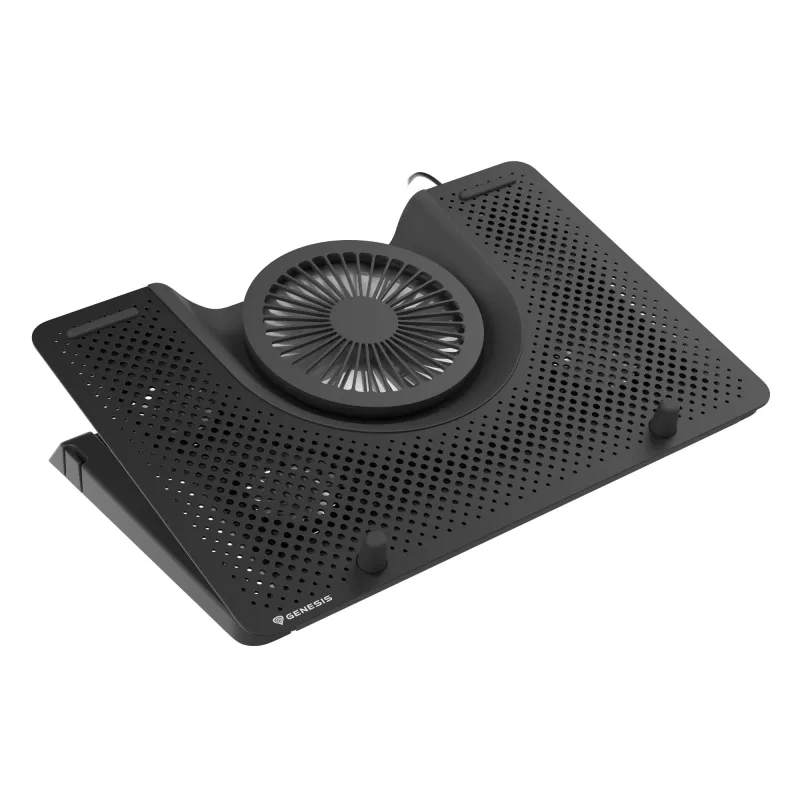 GENESIS Oxid 550 nešiojamojo kompiuterio aušinimo padėklas 43,9 cm (17,3 col.) 2800 aps./min. juodas