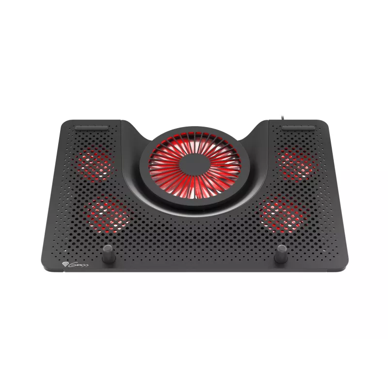 GENESIS Oxid 550 nešiojamojo kompiuterio aušinimo padėklas 43,9 cm (17,3 col.) 2800 aps./min. juodas