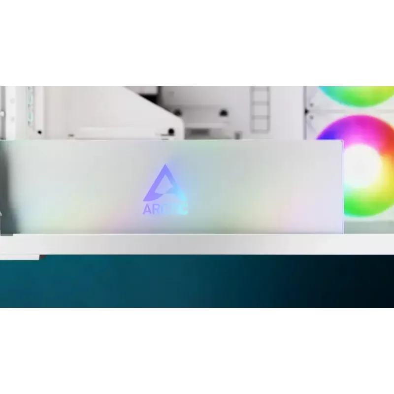 ARCTIC Xtender VG (White) Premium E-ATX PC Case su vertikaliu GPU montavimu