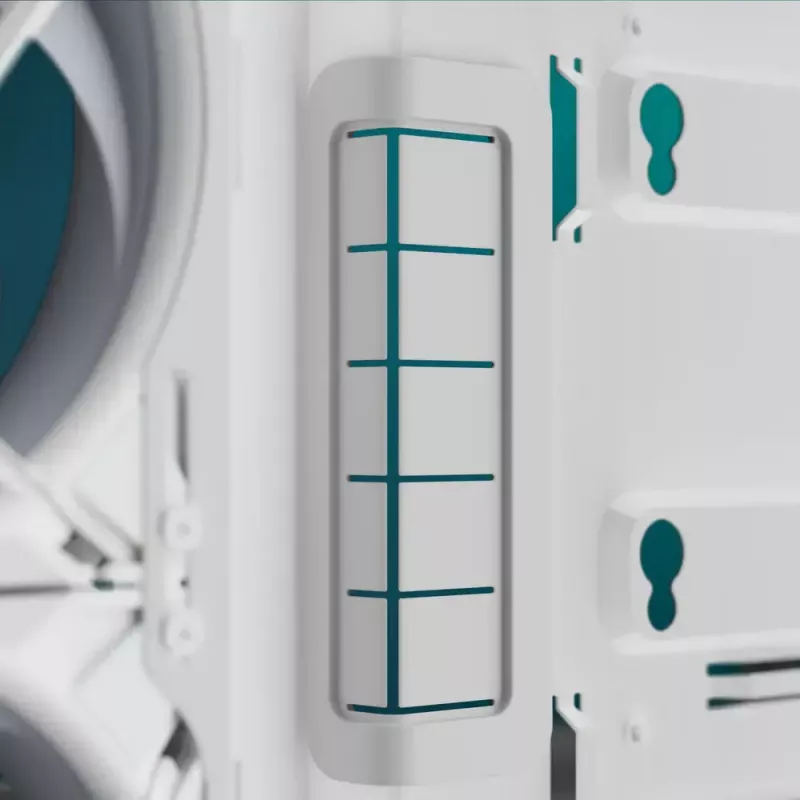 ARCTIC Xtender VG (White) Premium E-ATX PC Case su vertikaliu GPU montavimu