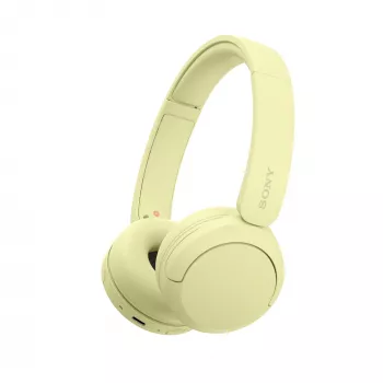 Sony WHCH520Y.CE7, belaidės, skambučiams / muzikai, 20 - 20000 Hz, 147 g, ausinės, geltonos