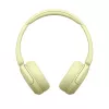 Sony WHCH520Y.CE7, belaidės, skambučiams / muzikai, 20 - 20000 Hz, 147 g, ausinės, geltonos
