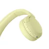 Sony WHCH520Y.CE7, belaidės, skambučiams / muzikai, 20 - 20000 Hz, 147 g, ausinės, geltonos