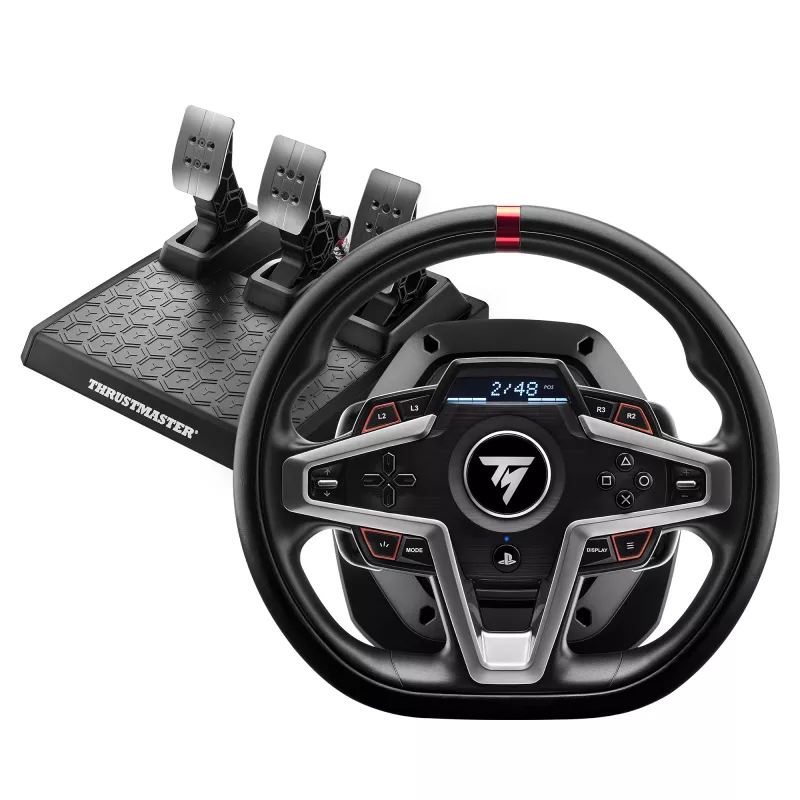 Thrustmaster T248 juodas vairas + pedalai PC, PlayStation 4, PlayStation 5
