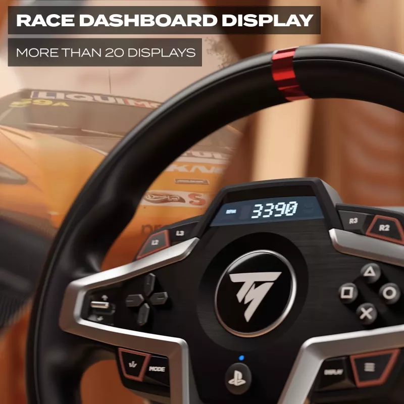 Thrustmaster T248 juodas vairas + pedalai PC, PlayStation 4, PlayStation 5