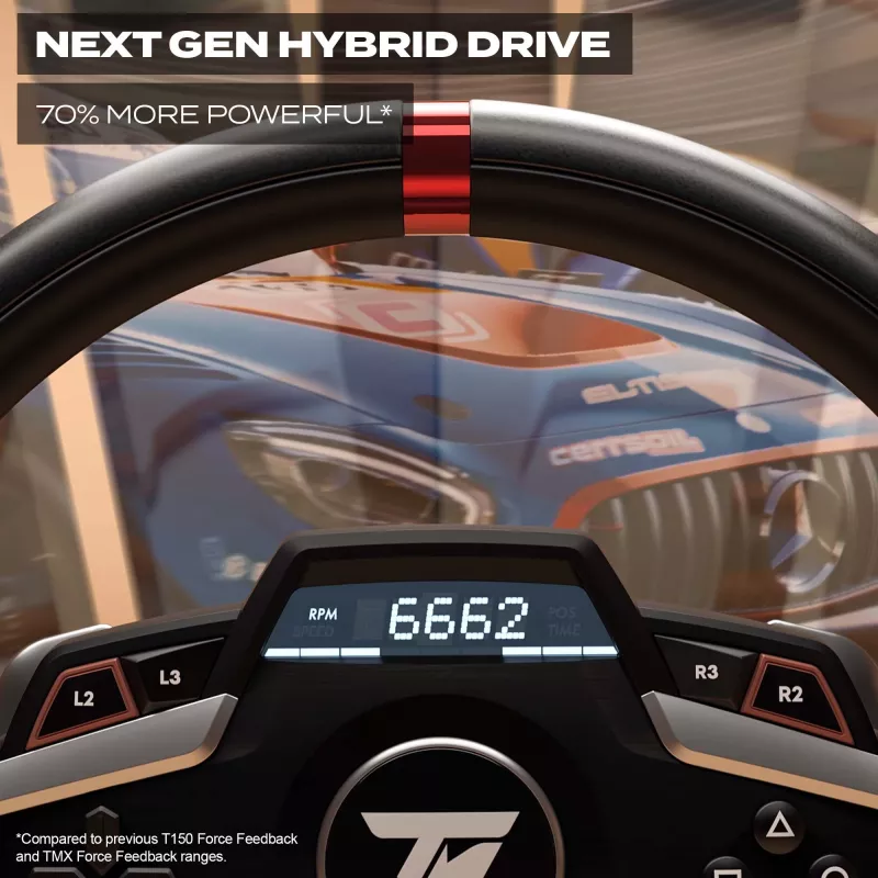 Thrustmaster T248 juodas vairas + pedalai PC, PlayStation 4, PlayStation 5